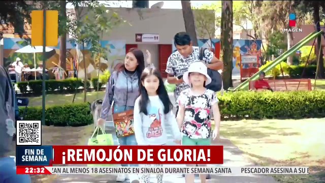 Capitalinos aprovechan los balnearios de la CDMX para darse un chapuzón