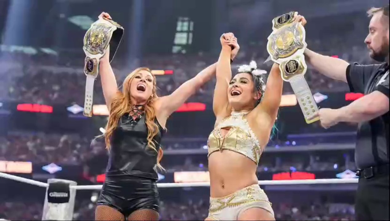 Becky Lynch & Lyra Valkyria vs Liv Morgan & Raquel Rodriguez (Women's Tag Team Championship Match) WM 2025 || W.ŕ.é.ś.ť.ľé.m.á.ń.í.á 41 (Night-2) | Becky Lynch & Lyra Valkyria vs Liv Morgan & Raquel Rodriguez