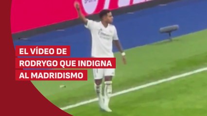 El vídeo de Rodrygo que indigna al madridismo