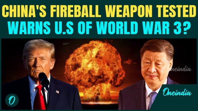 China Ready For WW3? Tests Non-Nuclear Hydrogen Bomb | 1,000°C Fireball Lasts 15x Longer Than TNT