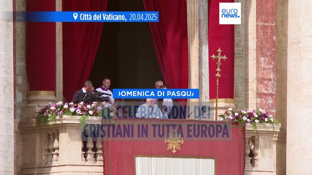 I cristiani celebrano la domenica di Pasqua in tutta Europa: Papa Francesco a sorpresa a San Pietro