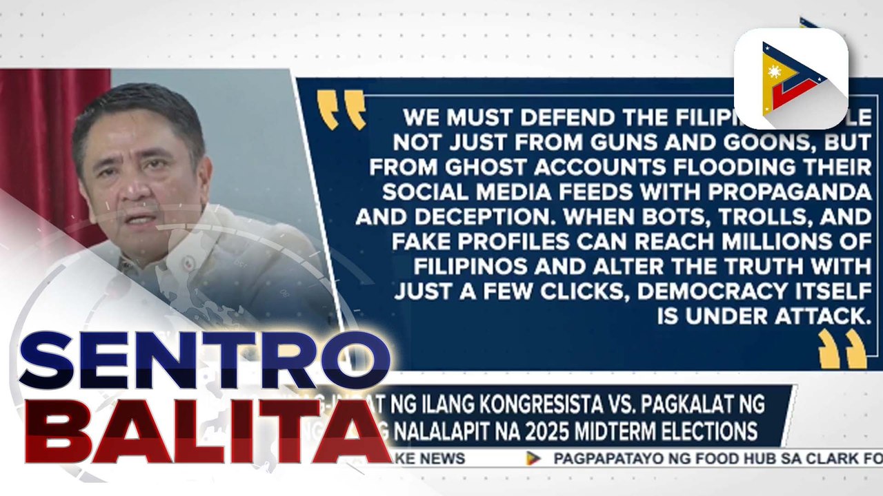 Publiko, pinag-iingat ng ilang kongresista vs. pagkalat ng fake news ngayong nalalapit na 2025 Midterm Elections; Rep. Ortega, tiwalang mananatiling neutral ang mga uupong senator judges sa impeachment trial ni VP Sara