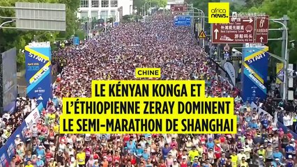 Le Kényan Konga et l’Éthiopienne Zeray triomphent au semi-marathon de Shanghai