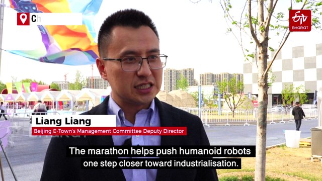 Humanoid Robots Stride Into Future As They Race With Humans In World's First Such Half-Marathon
