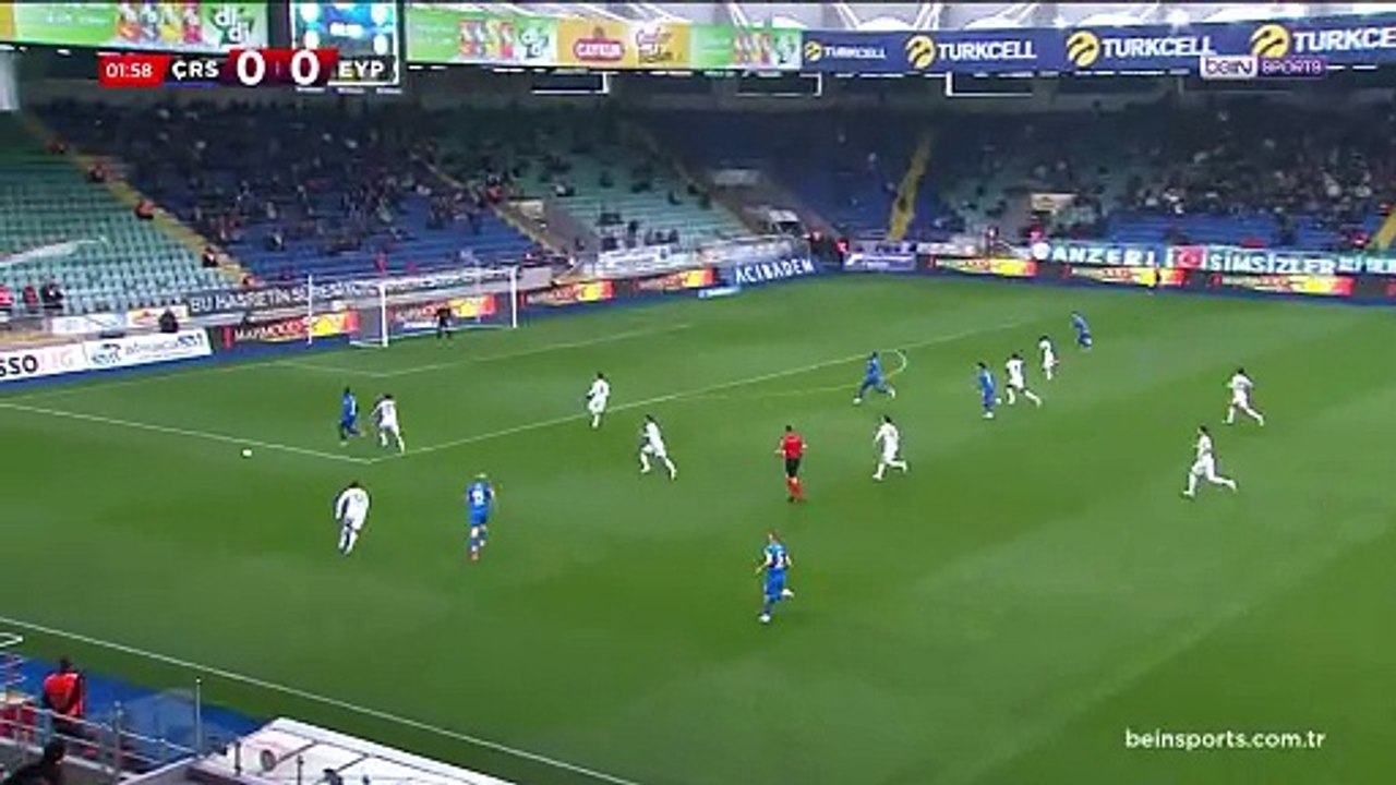 Çaykur Rizespor 1-0 ikas Eyüpspor Maçın Geniş Özeti ve Golü