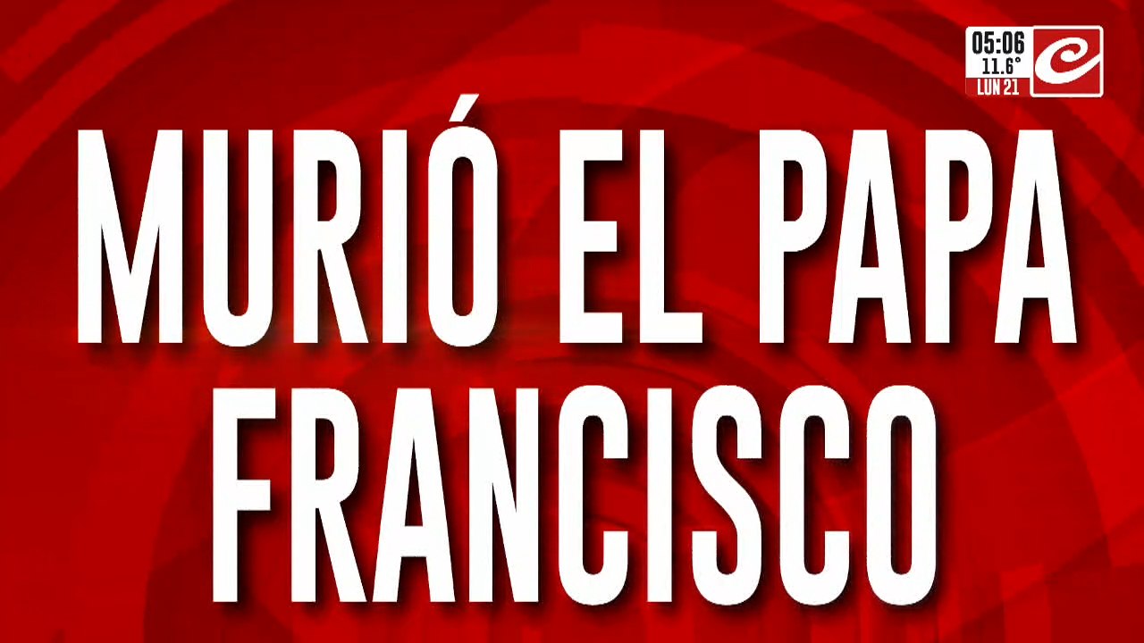 Murió el Papa Francisco: el Sumo Pontifice falleció a los 88 años