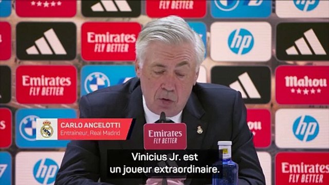 Ancelotti encense Vinicius : Un joueur clé, comme toujours