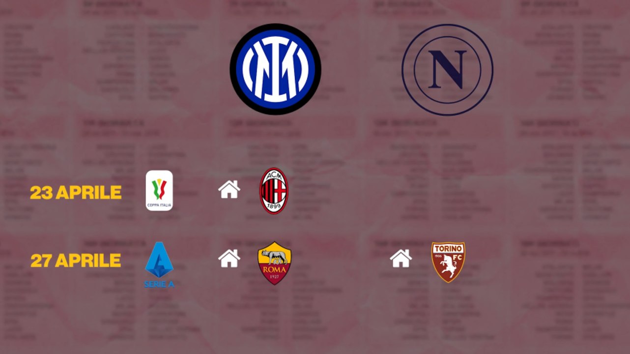 Calendario Inter-Napoli: almeno tre partite in più per i nerazzurri