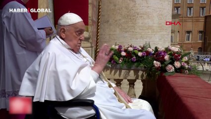 Paskalya'nın son gününde görüntülendi: İşte Papa Francis'in ölümünden önceki son görüntüleri