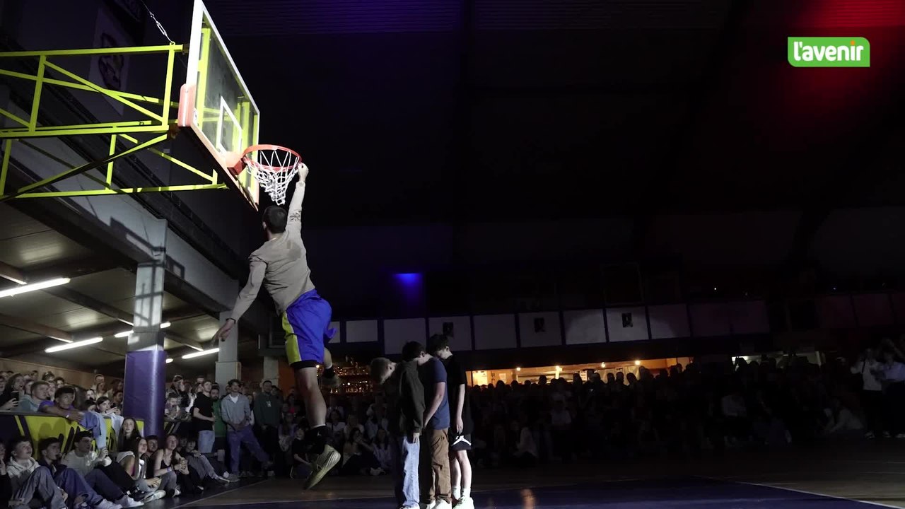 Lucas Démoulin remporte le concours de dunks du...
