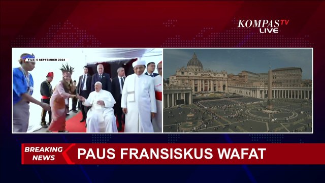 Paus Fransiskus Meninggal Dunia di Usia 88 Tahun, Sempat Dirawat Karena Pneumonia Ganda