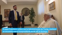 MUERE EL PAPA | VANCE y el PAPA FRANCISCO mantuvieron un breve encuentro en EL VATICANO | EL PAÍS