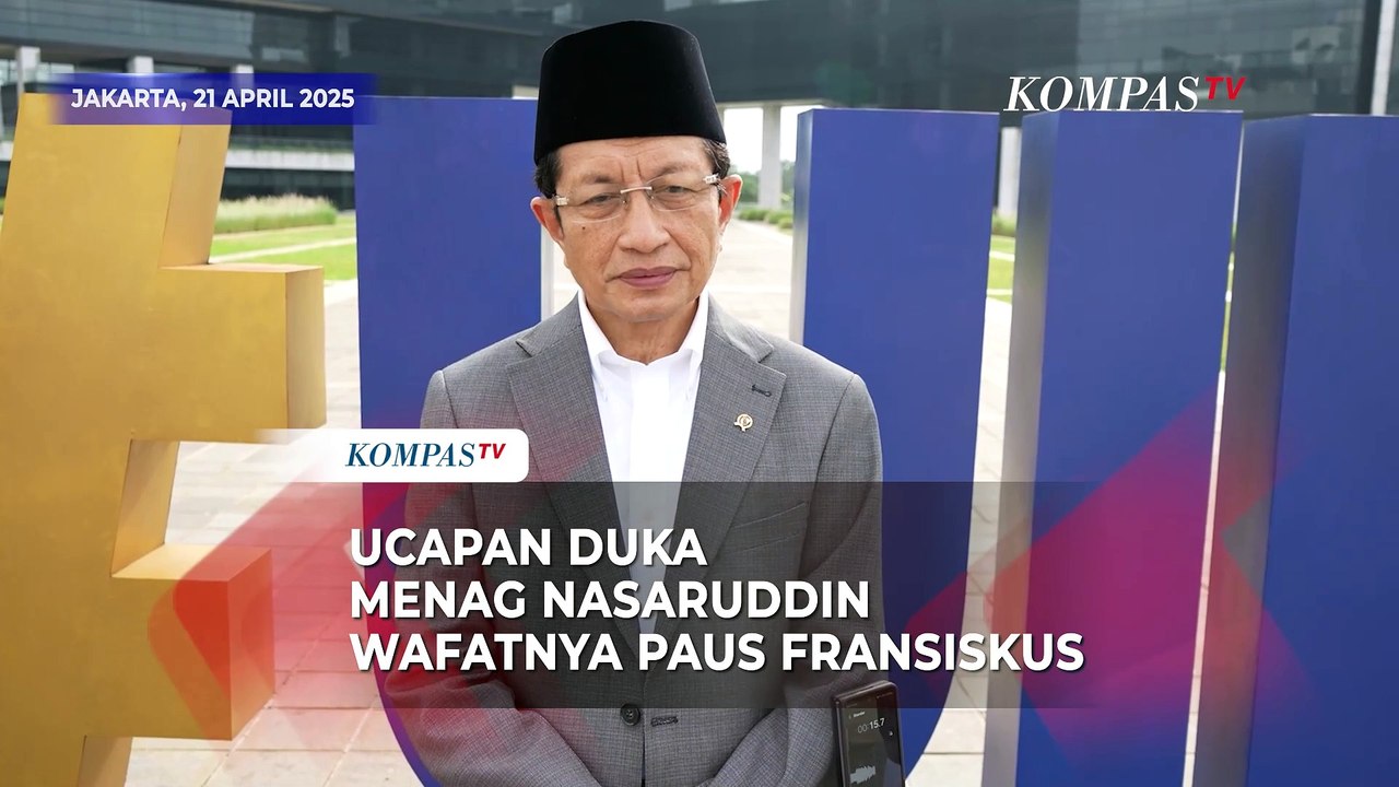 Menag Nasaruddin Umar Ucapkan Duka Mendalam Wafatnya Paus Fransiskus