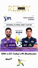 It’s Game Time! KKR vs GT at Eden Gardens – Live Commentary by Reddy Anna
