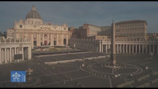 This is how the bells of St. Peter's Basilica announced the death of Pope Francis at 7:35 in the morning