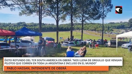Éxito rotundo del TCR South America en Oberá Nos llena de orgullo que vengan pilotos que corren en toda la Argentina e incluso en el mundo