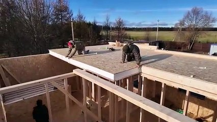 Inexpensive house in 10 days. Full construction process