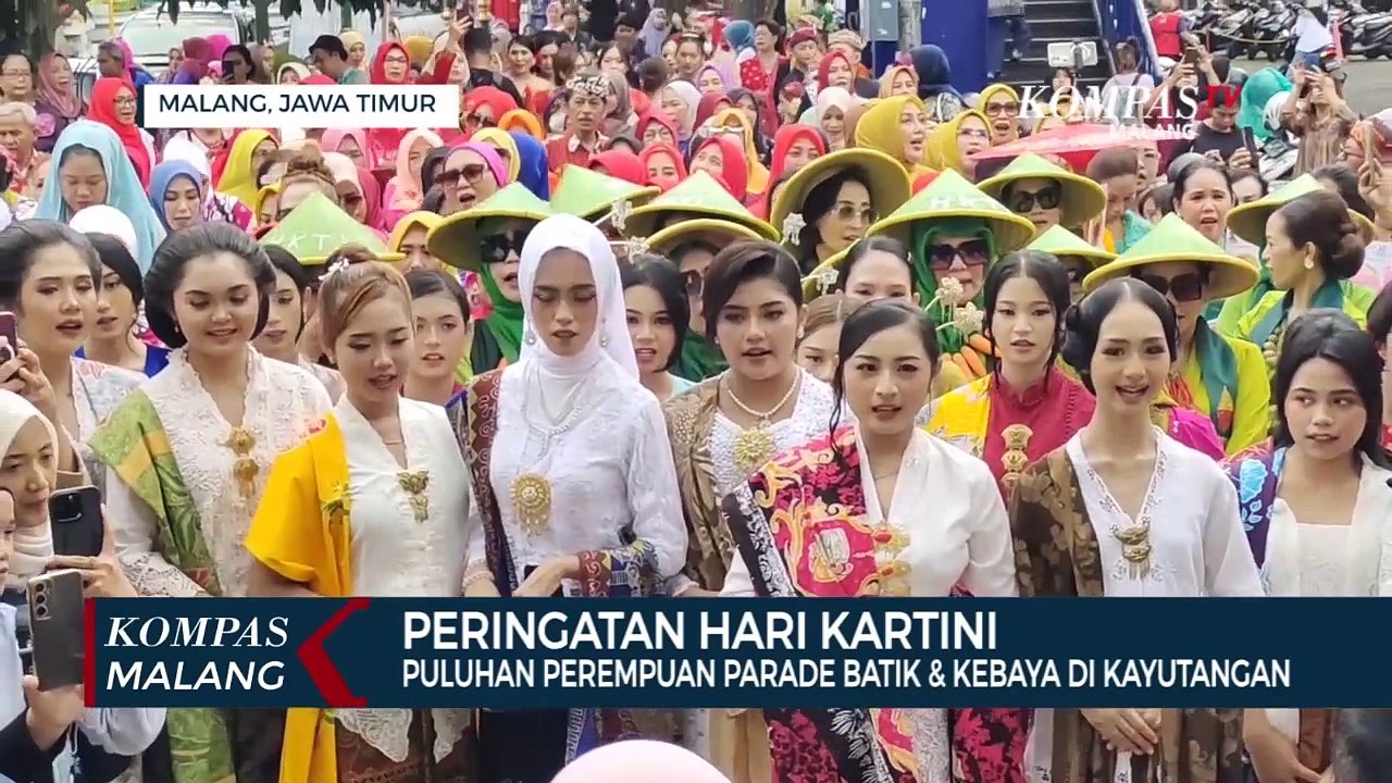 Perayaan Hari Kartini dengan Parade Batik dan Kebaya di Kayutangan Heritage