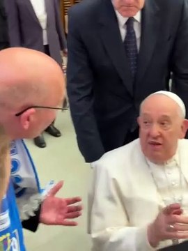 Recepción del Papa Francisco a la UD Socuéllamos