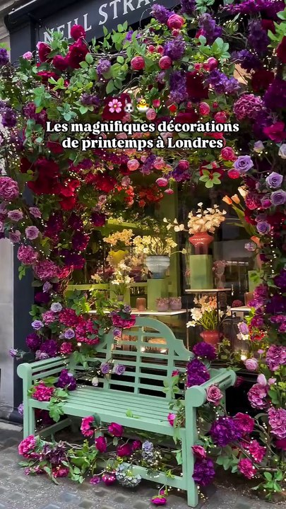 Les décorations de printemps à Londres