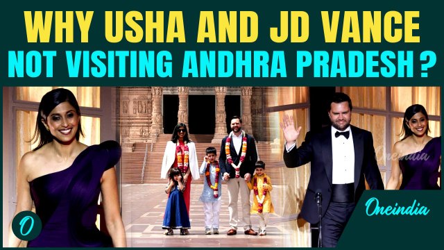 Why Usha & JD Vance Skips Andhra Pradesh During India Visit? | US-India | Modi | India
