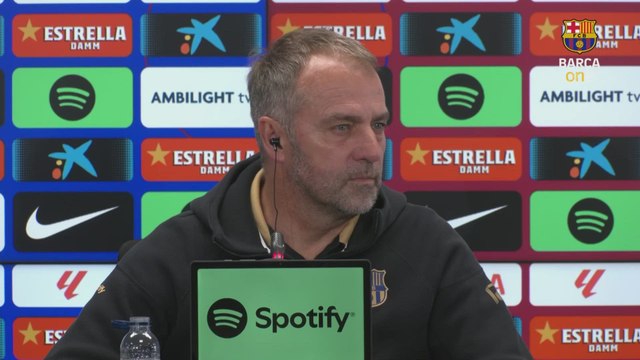 HANSI FLICK sobre el REAL MADRID: ELLOS son MUY BUENOS