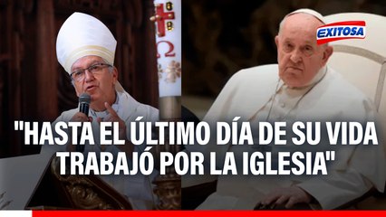 Cardenal Carlos Castillo tras fallecimiento del Papa Francisco: "Hasta el último día de su vida trabajó por la Iglesia"