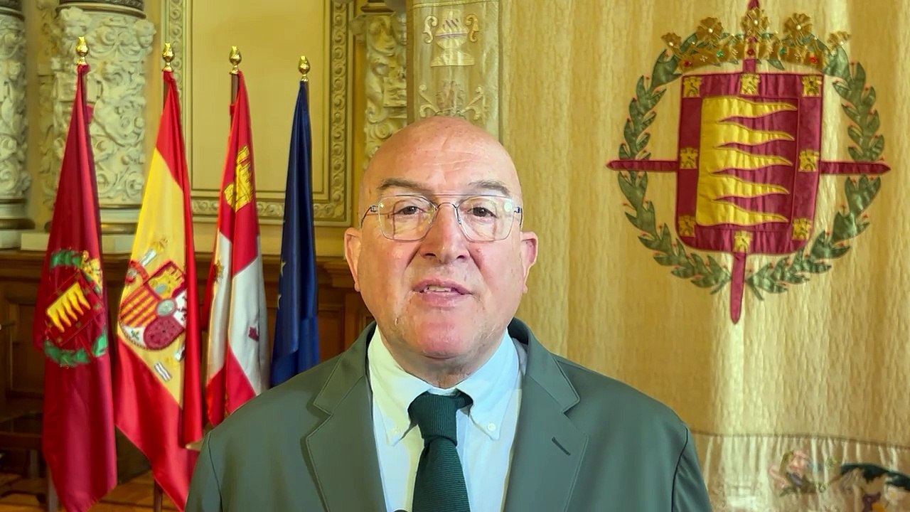 El alcalde de Valladolid, Jesús Julio Carnero, lamenta el fallecimiento del Papa Francisco.