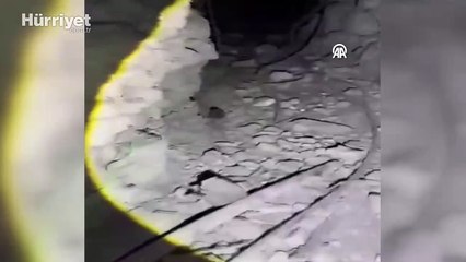 Irak'ın kuzeyinde teröristlere ait bir mağara tespit edildi