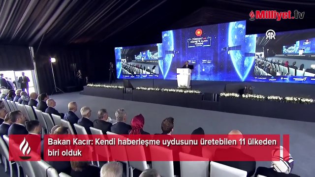 Bakan Kacır: Kendi haberleşme uydusunu üretebilen 11 ülkeden biri olduk