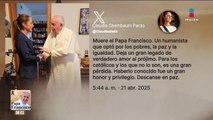 Muerte del papa Francisco: Sheinbaum, Ebrard, Milei, Vance y Macron reaccionan