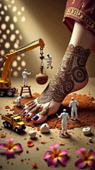 mehndi design good look #kashaffvlogs and mircefull night