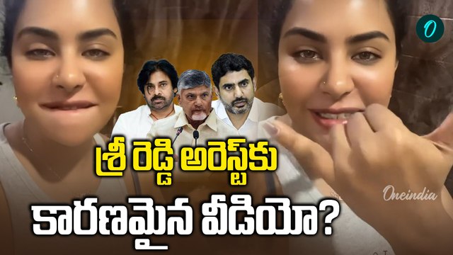 Sri Reddy - అరెస్ట్ తర్వాత వైరల్ అవుతున్న శ్రీరెడ్డి వీడియో ! | Oneindia Telugu