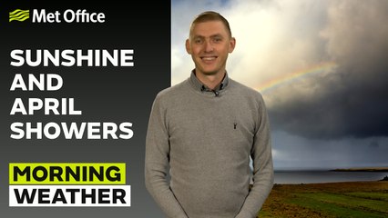 Met Office Morning Weather Forecast 22/04/2025 - Rain later for Northern Ireland