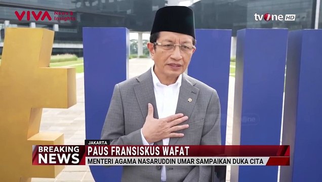 Menteri Agama Kenang Paus Fransiskus