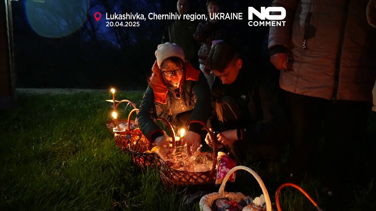 Pâques célébrée à travers l'Ukraine malgré la guerre en cours