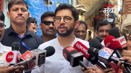 रस्त्यांचं काँक्रिट आत्ताच उडालं आदित्य ठाकरेंचा पाहणी दौरा