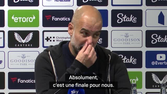 Man. City - Guardiola : Le match face à Aston Villa est une finale pour nous