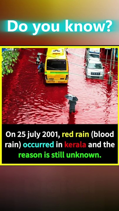 Red Rain That Shocked Scientists | Kerala 2001 Mystery