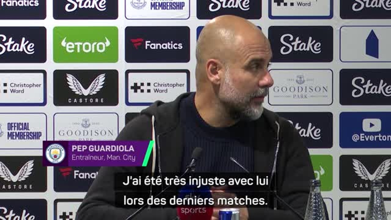 Man. City - Guardiola : "J'ai été très injuste avec Doku"