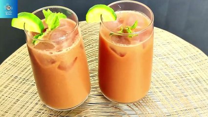 Water Melon Gazpacho Recipe | Chilled Soup Recipe By Spice Bite