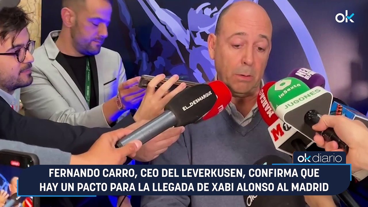 Fernando Carro, CEO del Leverkusen, confirma que hay un pacto para la llegada de Xabi Alonso al Madrid