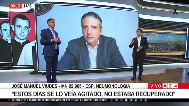 ⚫ MURIÓ EL PAPA FRANCISCO: EL ANÁLISIS DEL MÉDICO JOSÉ MANUEL VIUDES