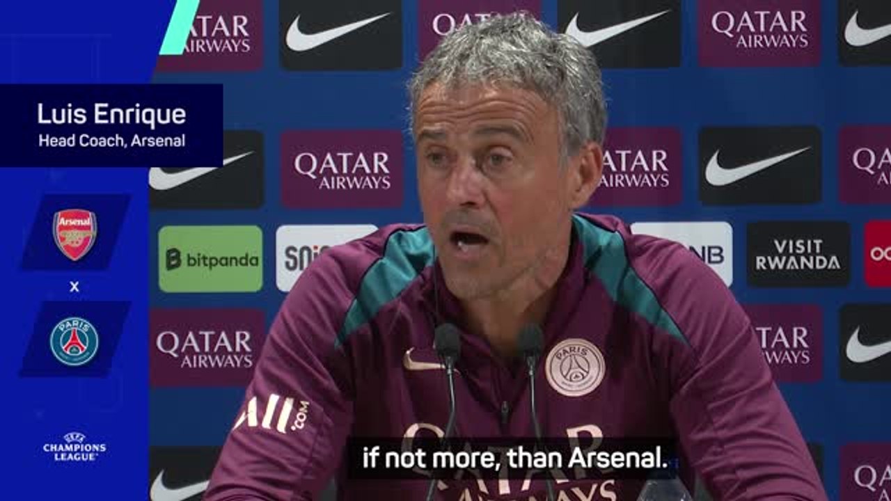 Enrique reveals plan to cope with Arsenal set-piece threat