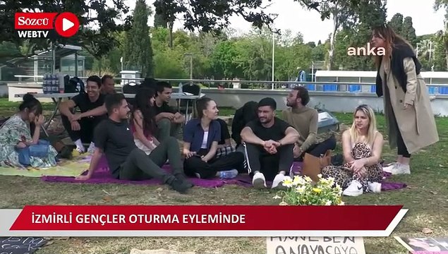 İzmirli gençler oturma eyleminde: Değişim ateşi artık yakıldı