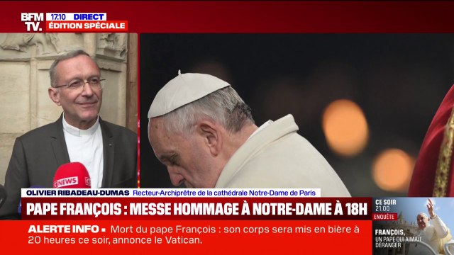 Mort du pape François: C'est sans doute l'un des plus beaux jours pour mourir , explique Mgr Olivier Ribadeau-Dumas