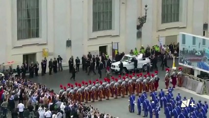 Así fue la última aparición pública del Papa Francisco