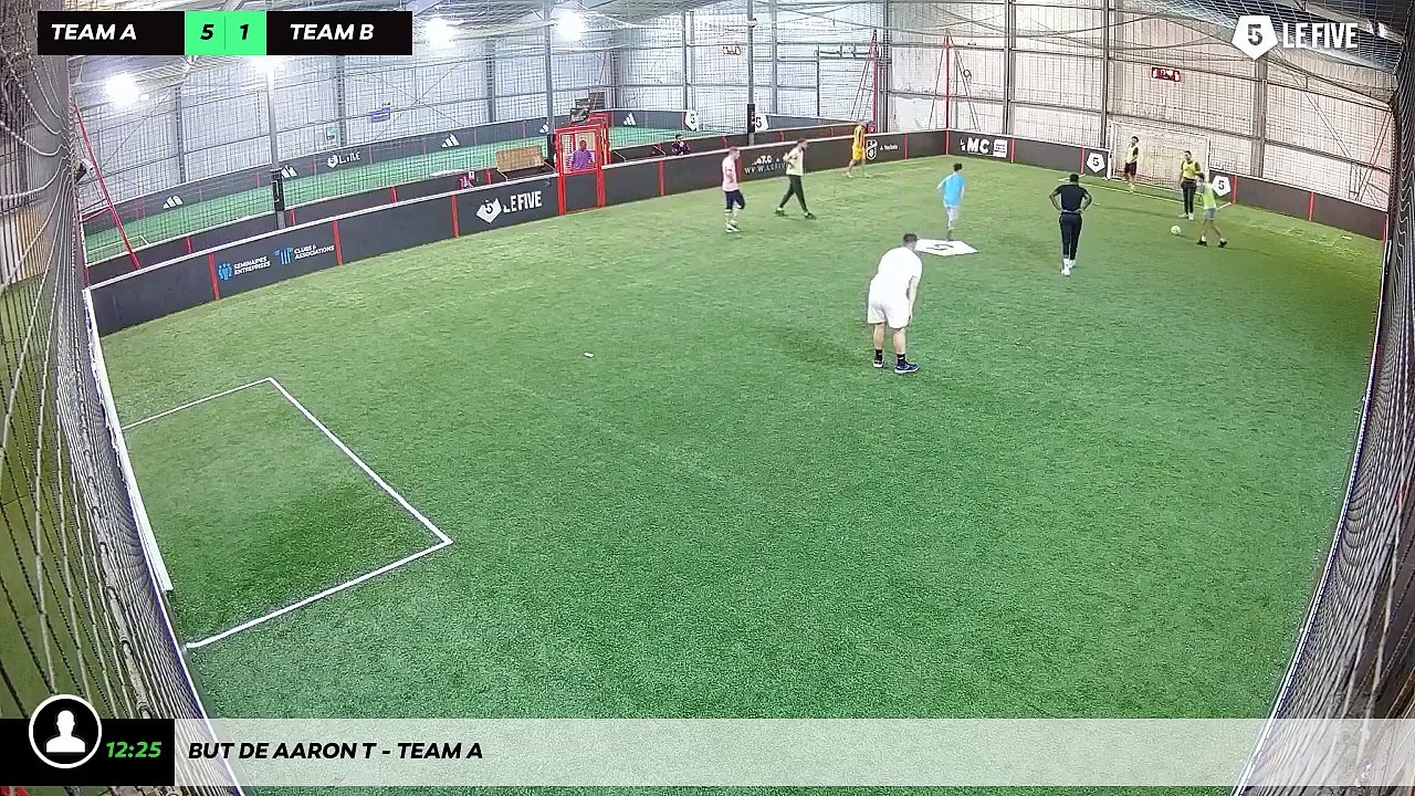 But de Aaron T - Team A