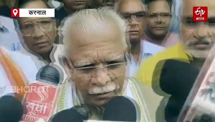 विनय नरवाल के परिजनों से मिल भावुक हुए केंद्रीय मंत्री मनोहर लाल खट्टर, मदद का दिया आश्वासन