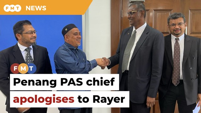 Penang PAS chief apologises to Rayer in court over defamation